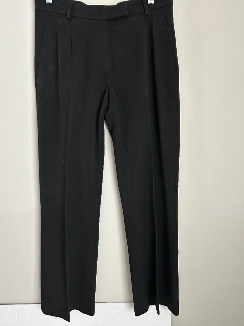 MaxMara Italy Weekend Black Trousers Pleated Pants Size 10  73136